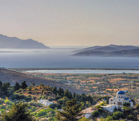 Dikaios mountain and refuge